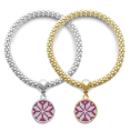 thumbnail image 1 of Stitching Octopus Illustration Pattern Lover Bracelet Bangle Pendant Jewelry Couple Chain, 1 of 3