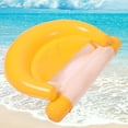 thumbnail image 1 of Fila flotante inflable plegable para cama flotante de agua (amarillo) Ndcxsfigh Nuevos Originales, 1 of 7