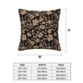 thumbnail image 2 of Throw Pillow Covers, roses_AA Soft Square Pillow Cases with Invisible Zipper for Couch Bed Sofa, Farmhouse Fall Home Decor 18"x18", 2 of 7