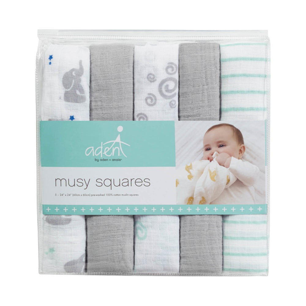60 x 60cms can be personalized comforter Babies muslin Square Aden and Anais 