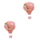 thumbnail image 3 of Inteprter Linternas de globos aerostáticos que terminan de tocar con un globo grande, papel colgante rápido y fácil arcoiris rosa diámetro 40CM 2Conjunto, 3 of 6