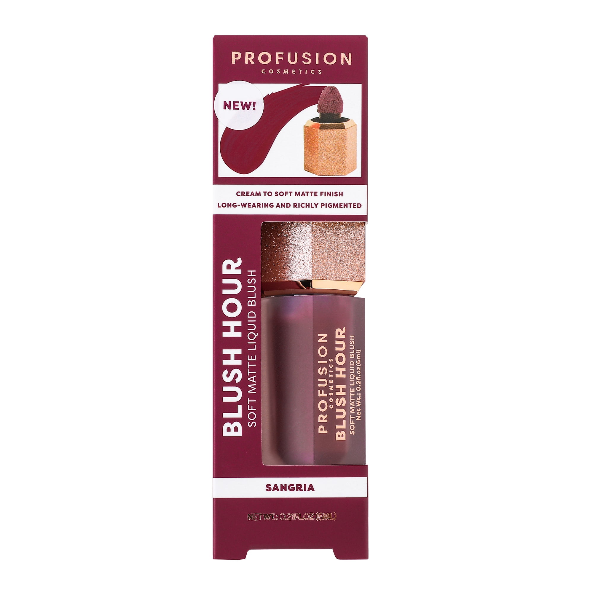 Profusion Cosmetics Blush Hour Liquid Blush Sangria