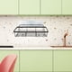 thumbnail image 5 of Hogar y cocina, cesta para ducha y baño, caja de almacenamiento colgante de pared negra con ganchos resistentes sin perforaciones, organizador de almacenamiento flotante, percha para baño, estante par, 5 of 6