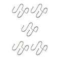 thumbnail image 2 of Inteprter Gancho de almacenamiento en forma de S doble de acero inoxidable para baño, cocina, pared, puerta, organizador, accesorios Type2 NO2 Inteprter CBP084782, 2 of 4