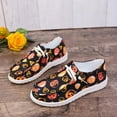 thumbnail image 5 of YLYL Halloween Canvas Sneakers for Women Skull Pumpkin Print Slip on Casual Comfortable Breathable Walking Flats Loafers, 5 of 9