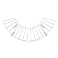 thumbnail image 2 of Neinkie Oil Drain Rack Anti-rust High Temperature Resistant Semi-circle Portable Clip Fixing Oil Filtration Stainless Steel Camping Picnic BBQ Heat Insulation Rack for Outdoor, 2 of 7