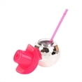 thumbnail image 6 of Disco Ball Cups Cowboy Hat Disco Ball Cup with Straws Bachelorette Hen Decoration Electroplating Ball Cup Pink Plastic Pink, 6 of 6