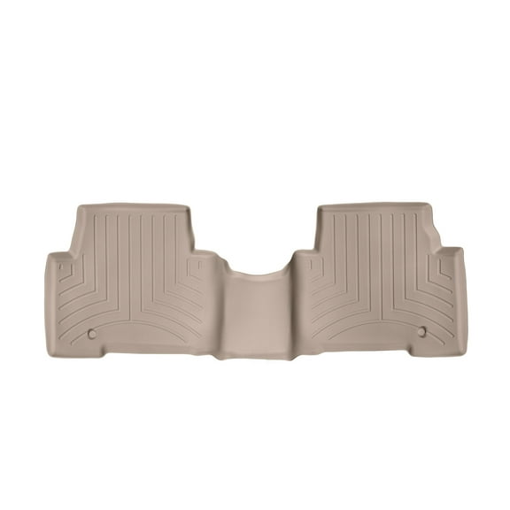 WeatherTech Custom Fit FloorLiners compatible with 2013-2018 Hyundai Santa Fe - 2nd Row, Tan