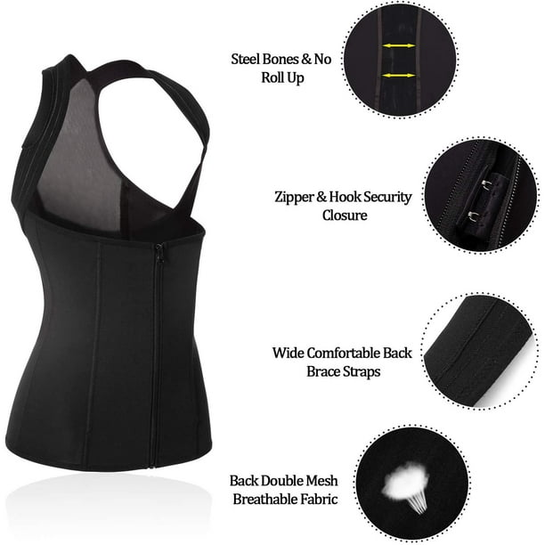 Femmes Dos Bretelles Correcteur de Posture Taille Formateur Gilets