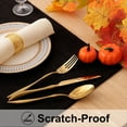 thumbnail image 4 of decorUhome Placemats Set of 6 - Cotton Linen Blend Washable Heat Resistant Dining Table Mats, Black, 13" x 19", 4 of 7