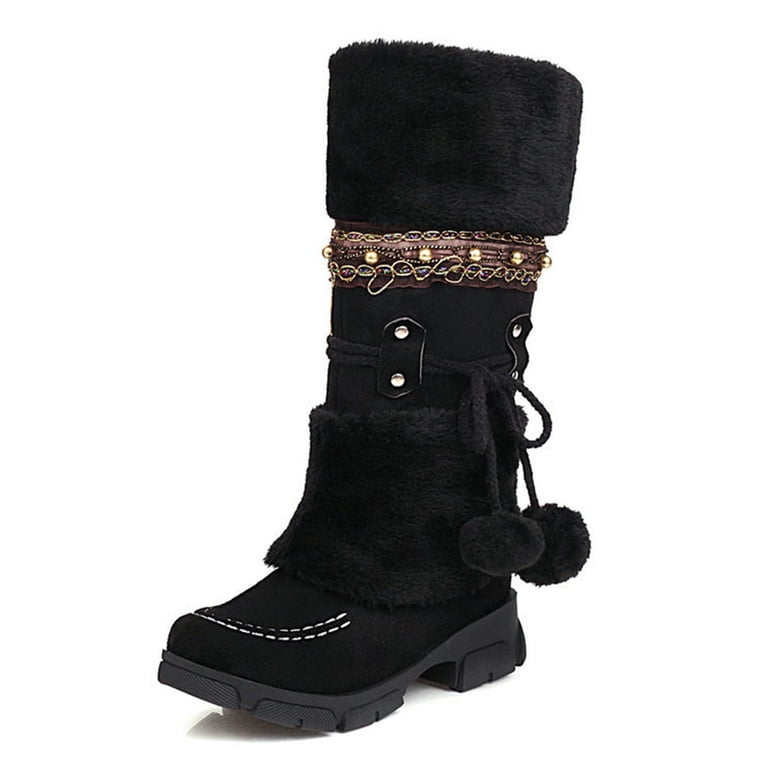 womens dress winter boots waterproof Mountain Warehouse Ice Crystal Womens Waterproof Snow Boots - Brown