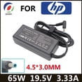 thumbnail image 2 of 19.5v 3.33a 65W 4.5*3.0mm laptop charger adapter for HP Envy 17-wj10us Pavilion 15-j000 Chromebook 11 G4 G5 EE 14 G3 246 G4 248, 2 of 9
