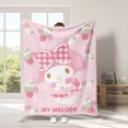 thumbnail image 1 of 3D Printing, Cartoon Soft Double Flannel Blanket, Super Soft Blanket, Suitable For Living Room, Sofa, 1 of 3