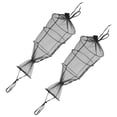 thumbnail image 1 of Mesh Fish Cage, Floating Fishing Basket, Lustrous And Anti-Odor Easy To Store And Carry Large Capacity Fishing For Woman Outdoor Activity Man ANGGREK 28099‑C‑B Parte inferior abierta Negro, 1 of 8