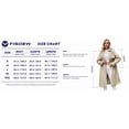 thumbnail image 6 of Double Breasted Women Solid Color Casual Long Trench Coat with Belt, 6 of 6