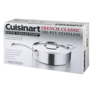Cuisinart Chefs Classic 6193 20 Saucepan 3 quart Saucepan Lid Anodized  Aluminum Stainless Steel Handle Glass Lid Oven Safe - Office Depot