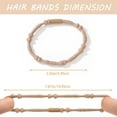 thumbnail image 5 of YIEMEEN Soft Grip Elastic Hair Bands 20Pcs Fashion Accessory for Thin and Delicate Hair, 5 of 14