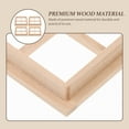 thumbnail image 5 of Monyance Window Frame Decor 4pcs Unpainted DIY Wooden Window Frames with Four Panes(2.76X2.76X0.43Inches), 5 of 10