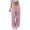 A2 Pink, variant on Women's Low Rise Cargo Pants Baggy Wide Leg Trousers Drawstring Waist Loose Fit Hippie Goth Streetwear Y2K Punk Long Sweatpants Casual Utility Tactical Slacks with Pockets Army Green M