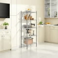 thumbnail image 2 of Seamika 5-Tier Wire Metal Storage Shelf,Heavy Duty Organizer Rack for Kitchen, Garage, Closet, Office & More, 2 of 7