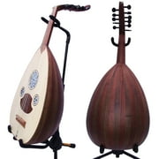 Quality Beginner Turkish Oud "The Turkish Butterfly" + Soft Case - Mahogany-Walnut / Matt Finish