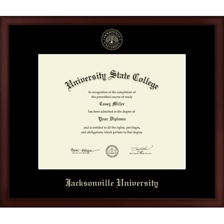 Jacksonville University Diploma Frame, Document Size 14" x 11"