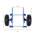 thumbnail image 3 of 600lb Panel Dolly , 10in. Pneumatic Wheels ,blue,, 3 of 10