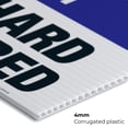 thumbnail image 5 of Work Hard Or Get Fired Sign, Company Policy Sign, 24x36 Corrugated Plastic, 5 of 7
