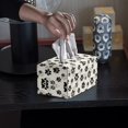 thumbnail image 4 of ZUXONGSY Dog Paw Tissue Box Covers Modern Decorative Tissue Box Organizer with Buttons Facial Paper Organizer Lightweight Tissue Organizer Case Bathroom Accessories Decoration, 4 of 7