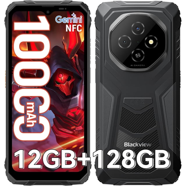 Smartphone Blackview Fort 1, 12 GB de RAM, 128 GB de ROM, 10.000 mAh