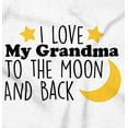 thumbnail image 2 of I Love Grandma To The Moon And Back Toddler Boy Girl T Shirt Infant Toddler Brisco Brands 12M, 2 of 6
