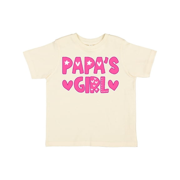 Inktastic Papa's Girl Girls Toddler T-Shirt