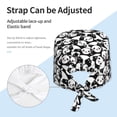 thumbnail image 4 of Kdxio Seamless Pattern Cute Panda Pattern Turban Hat for Women Men Comfortable Adjustable Cleaning Working Cap with Sweatband, 4 of 8