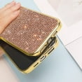 thumbnail image 3 of Compatible with Cute iPhone 13 Pro Bling Diamond Case Glitter for Women 3D Rhinestone Crystal Shiny Sparkly Protective Cover with Electroplate Plating Bumper Luxury Fashion Case Rose Gold, 3 of 14