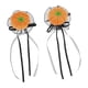 thumbnail image 3 of Pinzas para el cabello de Halloween Yinane con diseño de calabaza naranja, 3 of 8