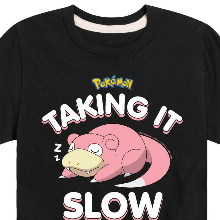 Pokémon - Slowpoke Taking It Slow - Youth Short Sleeve Graphic T 