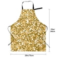thumbnail image 2 of Kdxio Glitter Gold Apron with Pockets Adjustable Kitchen Aprons for Men Women Waterproof Aprons for Cooking,Drawing,Crafting, Baking Household Cleaning, 2 of 8