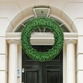 thumbnail image 4 of Gymax 48'' Pre-Lit Artificial Christmas Wreath Holiday Decoration w/ LED Lights, 4 of 10