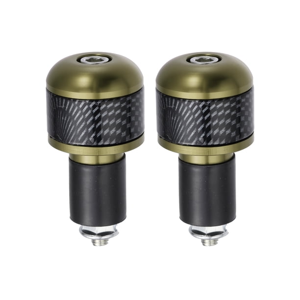 1 Par 7/8" 22mm Bronce Tono Motocicleta Manillar Puños Barra Extremos Tapa