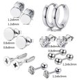 thumbnail image 2 of 14Pcs Mode Oreille Mâle Penddant de Style de Rue Boucles d'Oreilles Partie Bijoux d'Oreille Élégant, 2 of 8