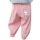 thumbnail image 1 of Odeerbi 1-9 Años Niños Niñas Pana Pantalones de Chándal Bordado Lindo Workout Athletic Deportes Jogger Pantalones Recortados Pantalones Hasta El Tobillo Joggers, 1 of 4