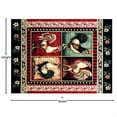 thumbnail image 5 of Flash Furniture Gallus Rectangular Country Cream, Tan, Black, Red Area Rug, 5' x 7', 5 of 7