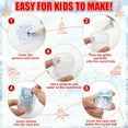24 Set Christmas Snowman Snow Globe Kits for Kids Bulk Create Your Own
