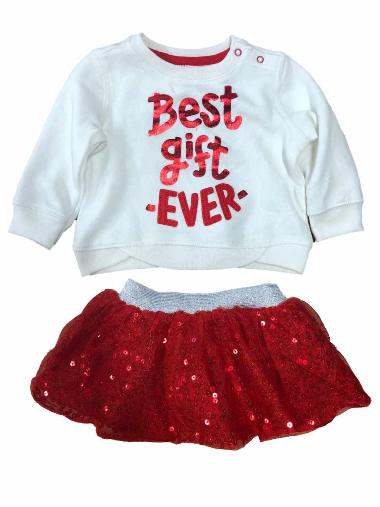 best gift ever newborn christmas outfit