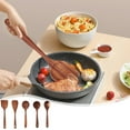 thumbnail image 1 of Fiudx Juego de Utensilios de Madera, 5 Piezas, Cucharas Resistentes Al Calor, Mango Ergonómico, Ideal para Cocinar, Servir y Freír, Ideal para Uso En Exteriores, Hogar, Restaurante, Estilo Rústico., 1 of 6