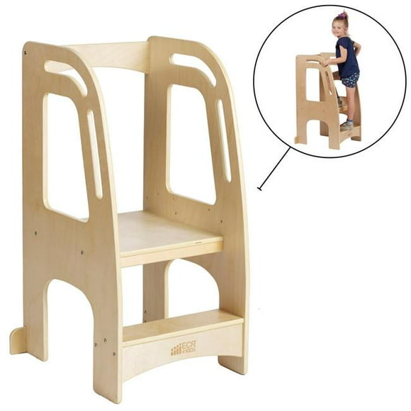 Ecr4Kids ELR-17518-NT Chefs Helper Kitchen Tower, Natural
