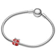 thumbnail image 2 of Dije caja regalo S925 XmasGift01 2 Piezas Plata S925 Chapa Separador Regalo Navideño Rojo/Plata/Rosa Caja Blanca 3x3cm., 2 of 3