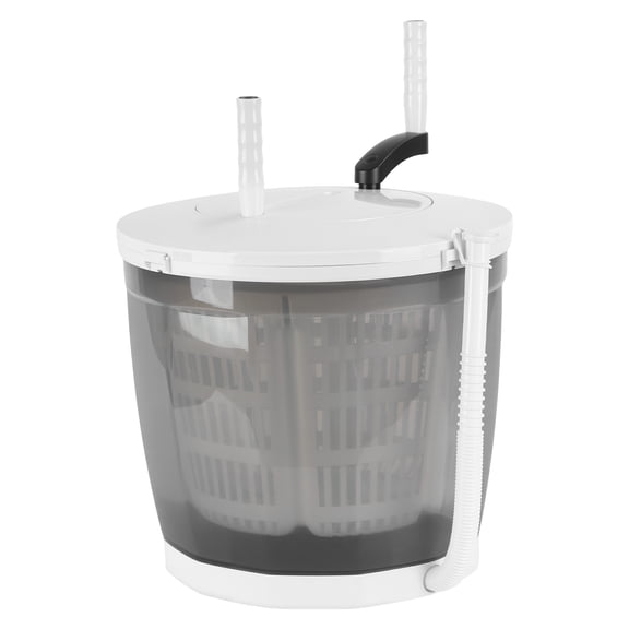 Lorelo2-in-1 Manual Laundry Basket, Hand-Crank Portable Washer & Spin Dryer for Camping, Dorm, Travel, No Electricity Needed, Suction Cup Base, 2kg Capacity