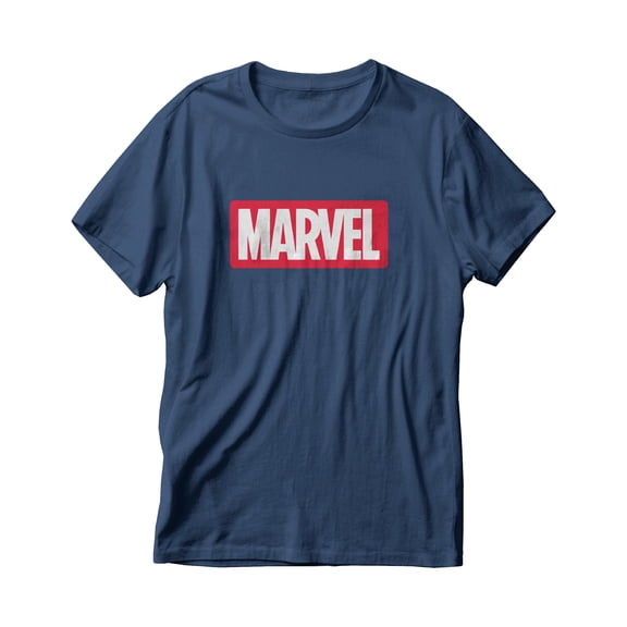 Playera Marvel para Hombre, Cuello Redondo Manga Corta Azul Talla M
