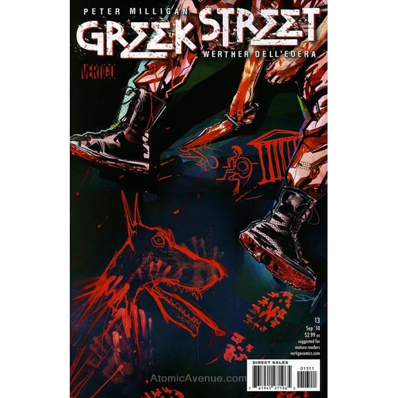 Greek Street #13 VF ; DC/Vertigo Comic Book